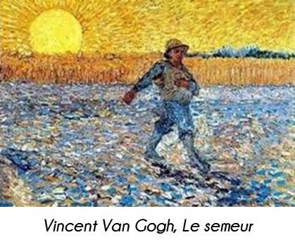 le tableau du semeur e Van Gogh
